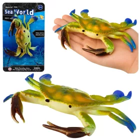   Gumirák figura, nyújtható, valósághű tengeri állat, 19 cm