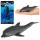 Gumi Tengeri Delfin Figura Puha Realisztikus TPR Sötétszürke 17,5 cm