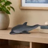 Gumi Tengeri Delfin Figura Puha Realisztikus TPR Sötétszürke 17,5 cm