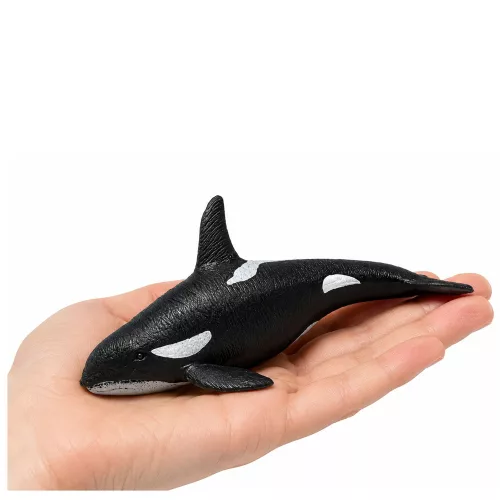 Hal Gumi Kardszárnyú delfin Figura Nyújtható Realisztikus Tengeri Emlős 17,5 cm