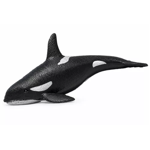 Hal Gumi Kardszárnyú delfin Figura Nyújtható Realisztikus Tengeri Emlős 17,5 cm