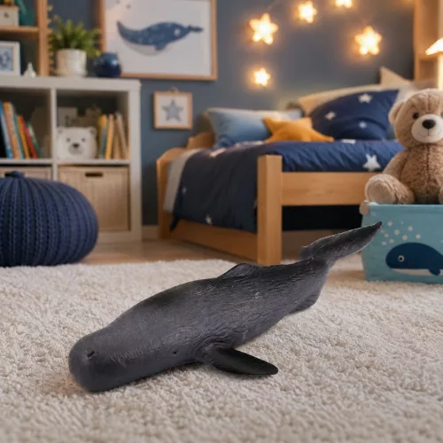 Hal Gumi Bálna Figura Nyújtható Realisztikus Tengeri Emlős 18cm