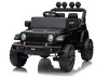 Jeep Rubicon DK-JWR558 24 V-os fekete akkumulátoros jármű
