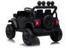 Jeep Rubicon DK-JWR558 24 V-os fekete akkumulátoros jármű