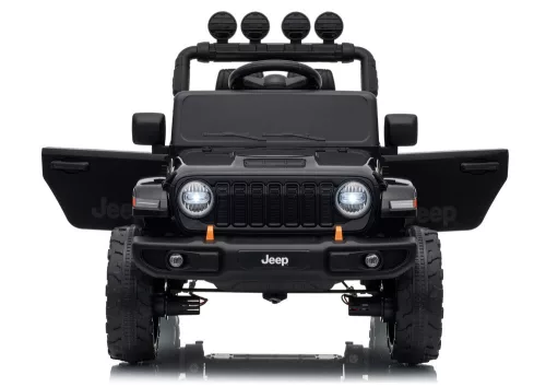 Jeep Rubicon DK-JWR558 24 V-os fekete akkumulátoros jármű