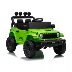 Jeep Rubicon DK-JWR558 24 V-os zöld akkumulátoros jármű