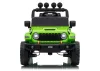Jeep Rubicon DK-JWR558 24 V-os zöld akkumulátoros jármű