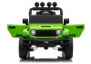 Jeep Rubicon DK-JWR558 24 V-os zöld akkumulátoros jármű