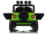 Jeep Rubicon DK-JWR558 24 V-os zöld akkumulátoros jármű