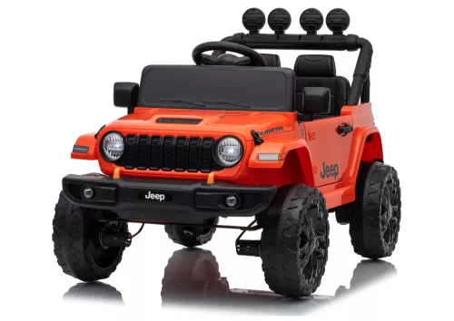 Jeep Rubicon DK-JWR558 24 V-os narancssárga akkumulátoros kisautó