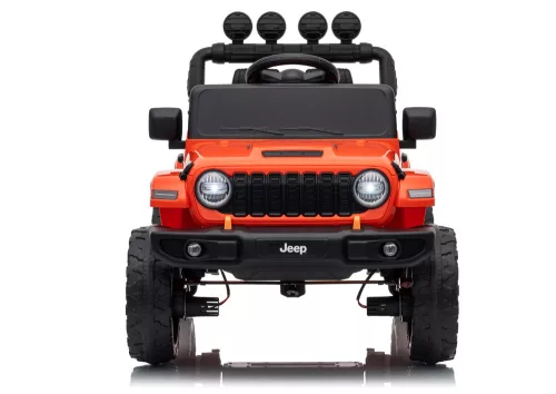 Jeep Rubicon DK-JWR558 24 V-os narancssárga akkumulátoros kisautó