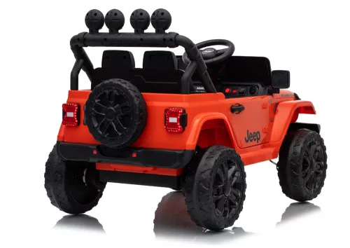 Jeep Rubicon DK-JWR558 24 V-os narancssárga akkumulátoros kisautó