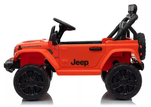 Jeep Rubicon DK-JWR558 24 V-os narancssárga akkumulátoros kisautó