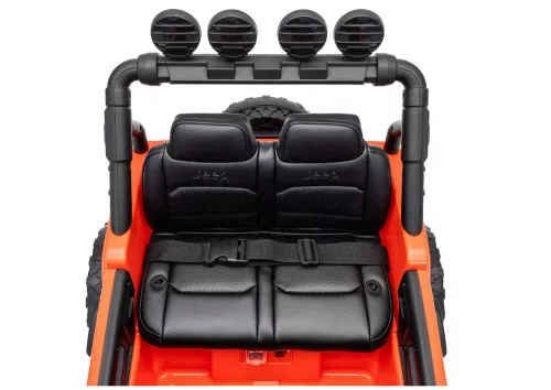Jeep Rubicon DK-JWR558 24 V-os narancssárga akkumulátoros kisautó