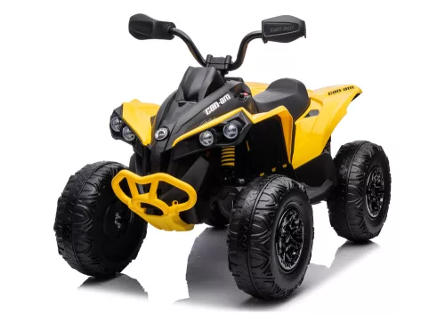 DK-CA002 12V10AH 4x4 sárga akkumulátoros négykerék-meghajtású autó