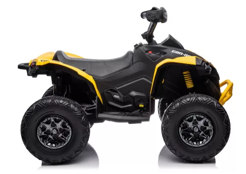 DK-CA002 12V10AH 4x4 sárga akkumulátoros négykerék-meghajtású autó