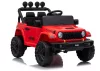 Jeep Rubicon DK-JWR558 24 V-os piros akkumulátoros jármű
