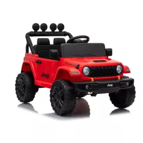 Jeep Rubicon DK-JWR558 24 V-os piros akkumulátoros jármű