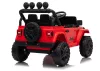 Jeep Rubicon DK-JWR558 24 V-os piros akkumulátoros jármű