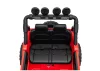 Jeep Rubicon DK-JWR558 24 V-os piros akkumulátoros jármű