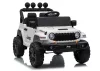 Jeep Rubicon DK-JWR558 24 V-os fehér akkumulátoros jármű