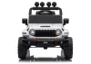 Jeep Rubicon DK-JWR558 24 V-os fehér akkumulátoros jármű