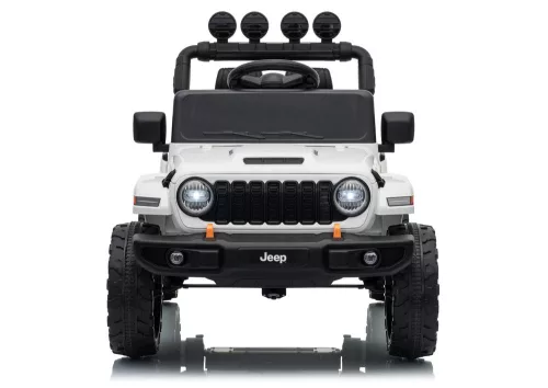 Jeep Rubicon DK-JWR558 24 V-os fehér akkumulátoros jármű