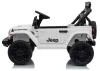 Jeep Rubicon DK-JWR558 24 V-os fehér akkumulátoros jármű