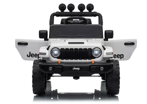 Jeep Rubicon DK-JWR558 24 V-os fehér akkumulátoros jármű