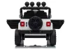 Jeep Rubicon DK-JWR558 24 V-os fehér akkumulátoros jármű