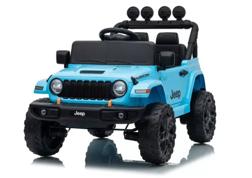 Jeep Rubicon DK-JWR558 24 V-os világoskék akkumulátoros jármű