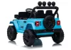 Jeep Rubicon DK-JWR558 24 V-os világoskék akkumulátoros jármű