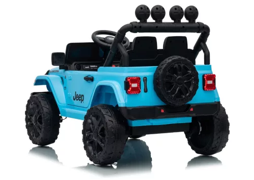 Jeep Rubicon DK-JWR558 24 V-os világoskék akkumulátoros jármű