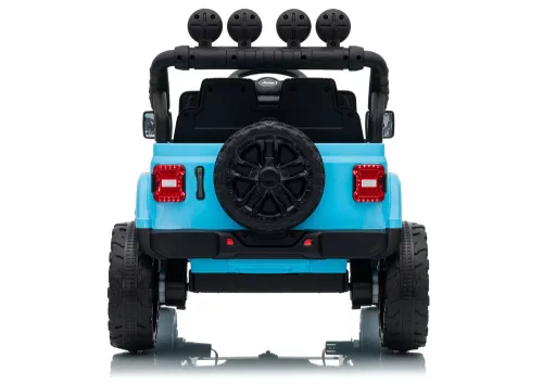 Jeep Rubicon DK-JWR558 24 V-os világoskék akkumulátoros jármű