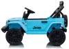 Jeep Rubicon DK-JWR558 24 V-os világoskék akkumulátoros jármű