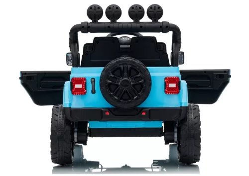 Jeep Rubicon DK-JWR558 24 V-os világoskék akkumulátoros jármű