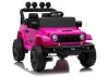 Jeep Rubicon DK-JWR558 24V-os rózsaszín akkumulátoros jármű