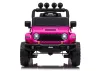 Jeep Rubicon DK-JWR558 24V-os rózsaszín akkumulátoros jármű