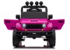 Jeep Rubicon DK-JWR558 24V-os rózsaszín akkumulátoros jármű