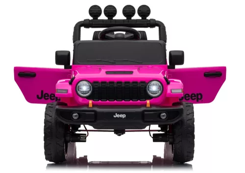 Jeep Rubicon DK-JWR558 24V-os rózsaszín akkumulátoros jármű