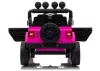 Jeep Rubicon DK-JWR558 24V-os rózsaszín akkumulátoros jármű