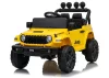 Jeep Rubicon DK-JWR558 24 V-os sárga akkumulátoros jármű