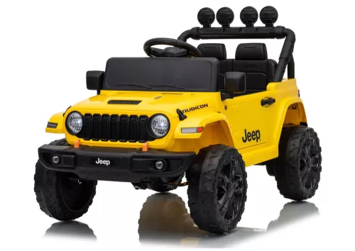 Jeep Rubicon DK-JWR558 24 V-os sárga akkumulátoros jármű