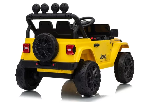 Jeep Rubicon DK-JWR558 24 V-os sárga akkumulátoros jármű
