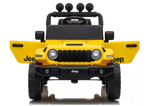Jeep Rubicon DK-JWR558 24 V-os sárga akkumulátoros jármű