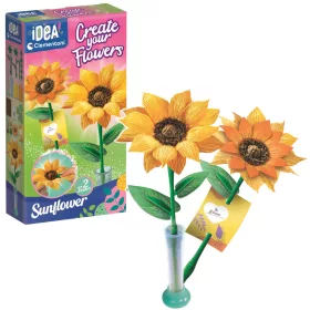   Idea Art kreatív készlet Mini Flower Factory Napraforgó Clementoni 18347