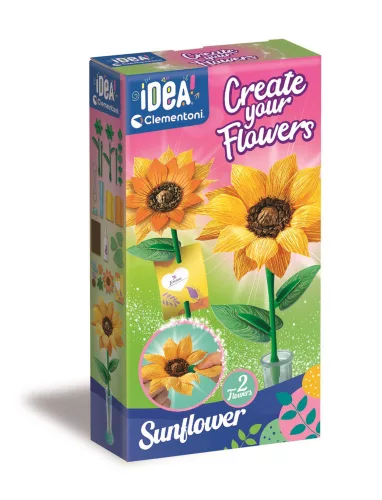 Idea Art kreatív készlet Mini Flower Factory Napraforgó Clementoni 18347