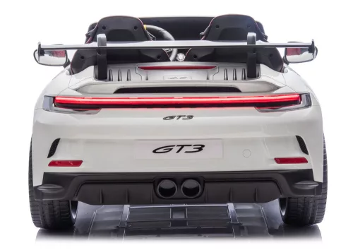 DK-P911 Porsche GT3 24V-os akkumulátoros autó, fehér
