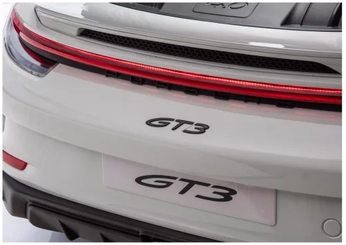 DK-P911 Porsche GT3 24V-os akkumulátoros autó, fehér