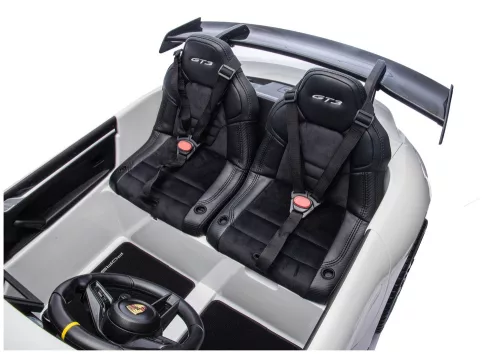 DK-P911 Porsche GT3 24V-os akkumulátoros autó, fehér
